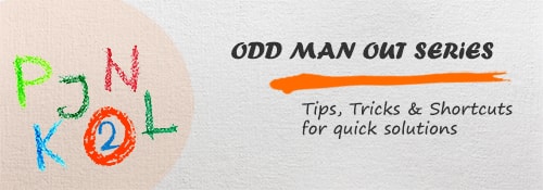 Odd Man Out Series Aptitude Test Questions Shortcuts Solved 